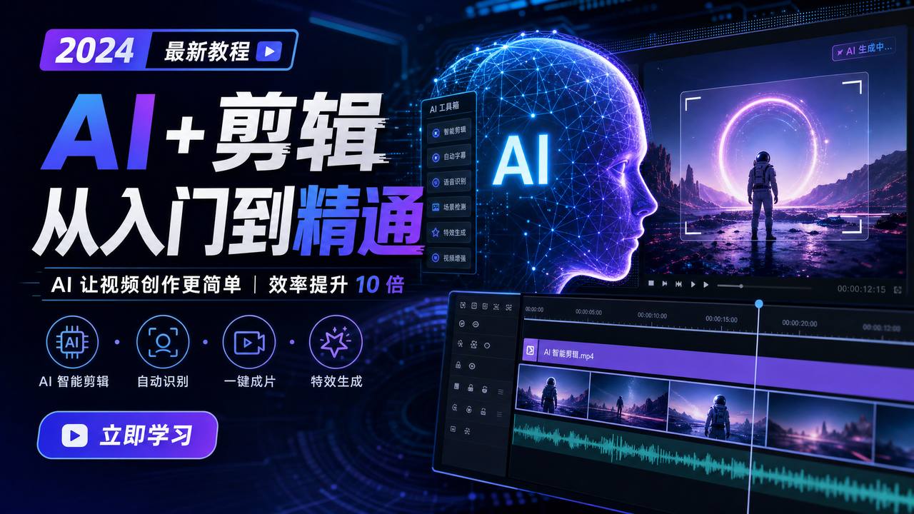 小马拉大车AI剪辑传媒教程